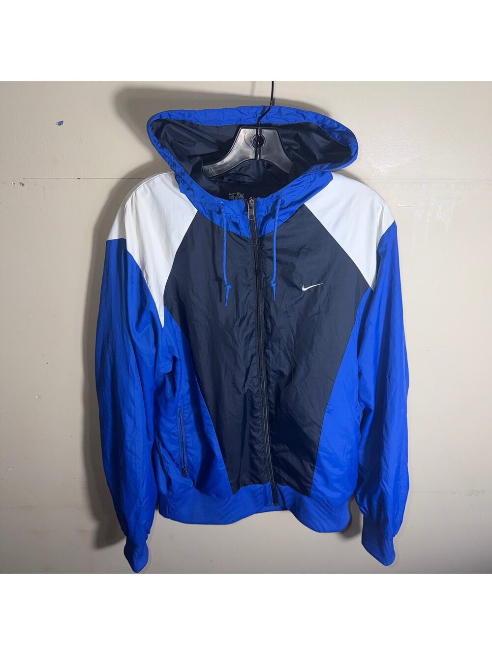 Nike The Athletic Dept. Windbreaker Full Zip Mens MD Vtg y2k 90s Rare